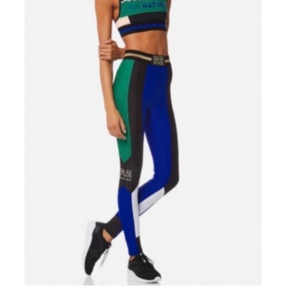 PE Nation Riseball Colorblock Performance Leggings Size‎ Small